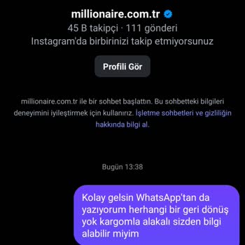 Müşteri Hizmetlerine Ulaşamama Ve Kargo Bilgisi Eksikliği