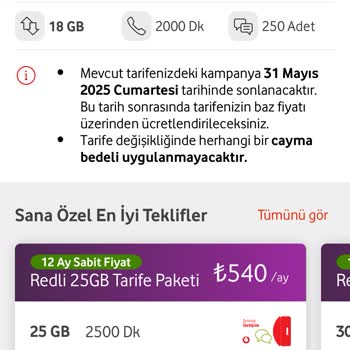 Mevcut Müşterilere Uygun Fiyatlı Tarife Seçeneklerinin Sunulmaması