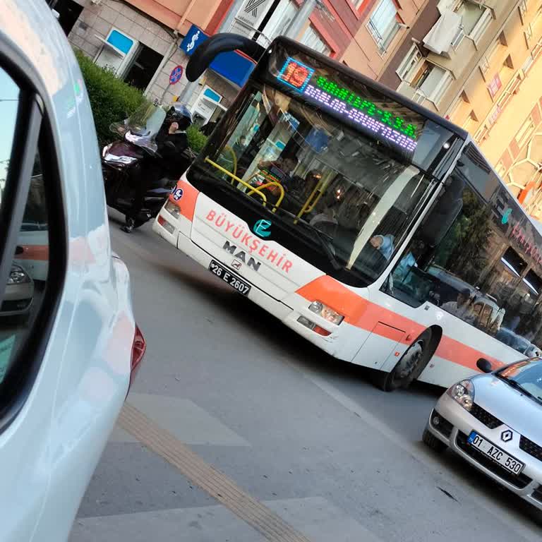 Eskişehir Büyükşehir Belediyesi Uzun Süre Korna Çalan Otobüs Şoförü Günüme Zarar Verdi