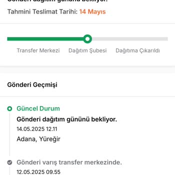 Kargom Teslim Edilmedi, Süreçte Hareketlilik Yok