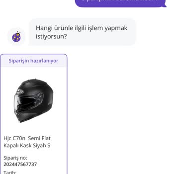Sipariş Verilen Kaskın Teslimatında Gecikme Ve Stok Sorunu