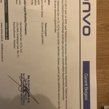 Onvo Televizyon Açılış Ekranında Takılı Kalıyor, Çözüm Bulamıyorum