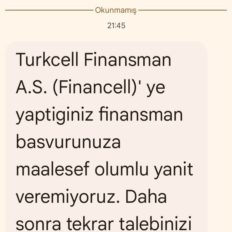 Financell Başvurularım Sürekli Reddediliyor Çözüm Bekliyorum