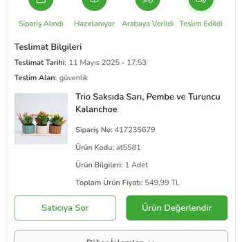 Çiçek Teslim Edilmedi, Para İadesi Yapılmadı