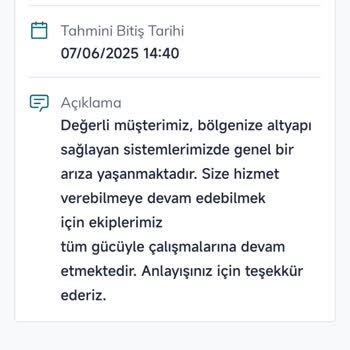 22 Günlük İnternet Kesintisi Mağduriyeti: Acil Çözüm Bekliyorum
