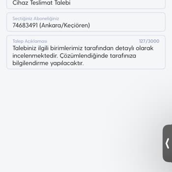 Modem Teslimatı Ve Müşteri Hizmetlerinden Geri Dönüş Alamıyorum