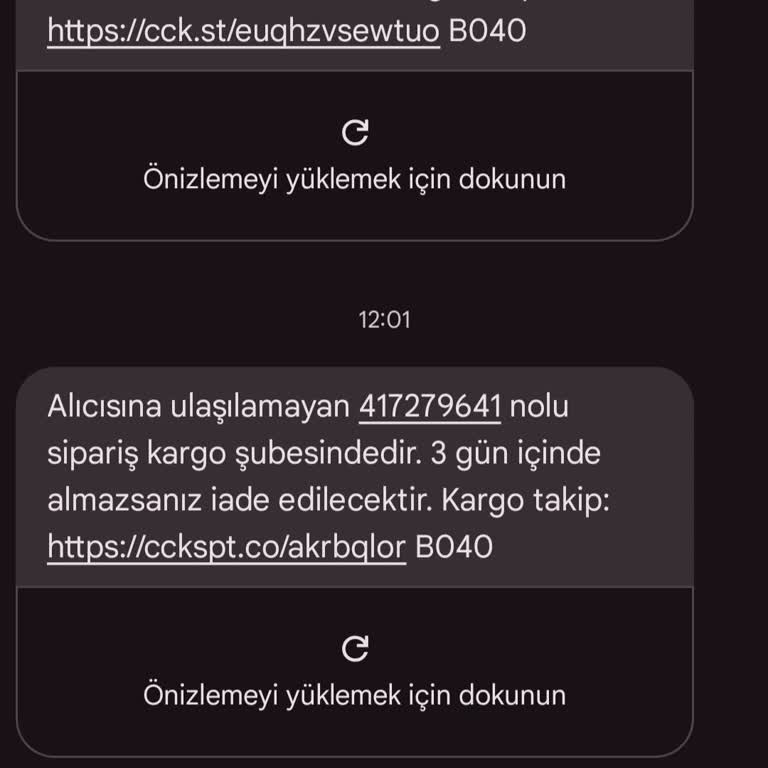 Teslim Edilmeyen Kargo Ve Yanıltıcı Bildirimle Mağduriyet Yaşadım