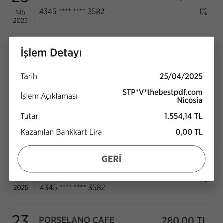 Deneme Süresi Sonrası Habersiz Yüksek Ücret Çekildi Ve İade Yapılmadı