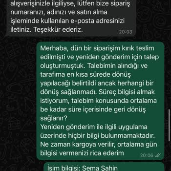 Zara'dan Kırık Ürün Ve Yetersiz Müşteri Desteği!