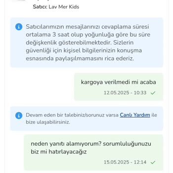 Çiçek Sepetinden Alınan Siparişlerin Kargoya Verilmemesi Ve İletişim Sıkıntısı