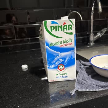 Uzun Ömürlü Süt Ürününde Beklenmeyen Parçalar