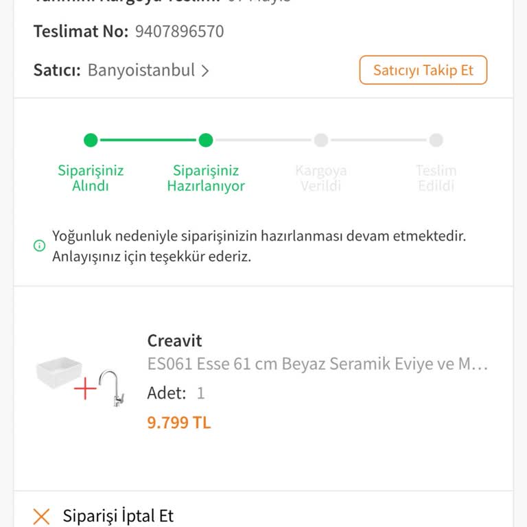 Siparişin Teslim Edilmemesi Ve İade Sürecindeki Sorunlar