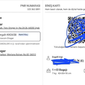 Kırık Koltuk Ve Yanlış Bilet Kesimi Nedeniyle Mağduriyet