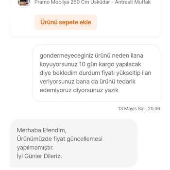 Satın Alınan Ürünün Tedarik Edilememesi Ve Satıcıdan Olumsuz Yanıt