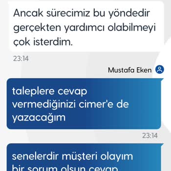 Fatura Tutarı ve Müşteri Hizmetleri Hakkında Şikayet