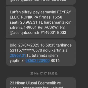 Kredi Kartımdan İzinsiz 20678 TL Çekildi İade Yapılmıyor