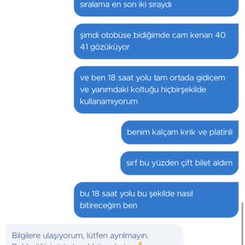 Otobüs Koltuk Numarası Değişikliği Mağduriyeti Ve Yardımsızlık