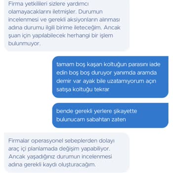 Otobüs Koltuk Numarası Değişikliği Mağduriyeti Ve Yardımsızlık
