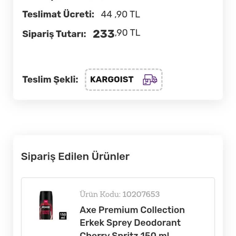 Hediye İçin Alınan Deodorantın Kargo Gecikmesi Mağduriyet Yaratıyor