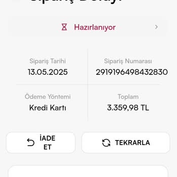 Siparişimdeki Hatalı İsim İçin Destek Alamadım, Hayal Kırıklığına Uğradım
