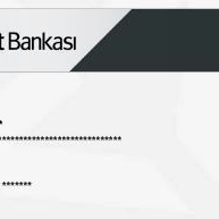Kredi Kartı Ekstremde İletişim Bilgilerim Ve Adım Tam Görünmüyor