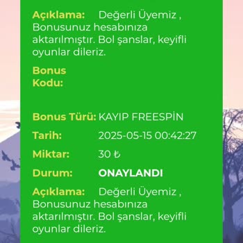 Bonus Hakkım Verilmiyor, Ödeme Sorunu Yaşıyorum
