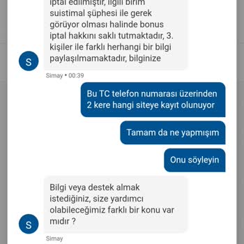 Deneme Bonusu Şartları Tamamlanmasına Rağmen Bonus Verilmedi