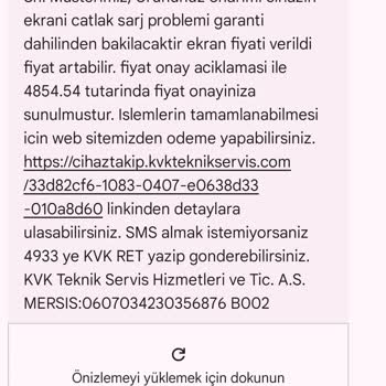 Garanti Kapsamındaki Şarj Sorunu İçin Yüksek Onarım Ücreti Talep Edildi