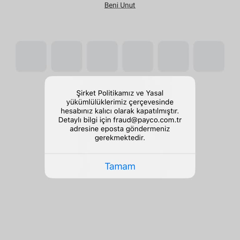 Kapalı Hesaptaki Paramın İadesi İçin Sonuç Alamıyorum