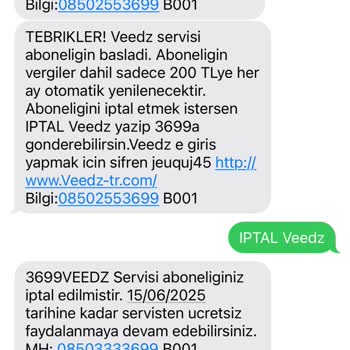 Onayım Olmadan Başlatılan Abonelik Ve Hesabımdan Çekilen Ücret