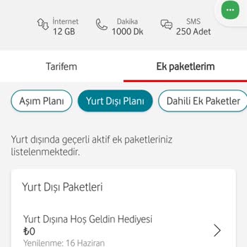 Vodafone Onayım Olmadan Ek Paket Yüklemiş Ve Faturam İki Katına Çıkmış