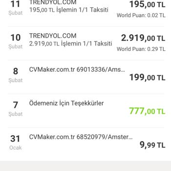 Tek Seferlik CV Hazırlama İşleminden Sonra Haksız Ücret Kesintisi