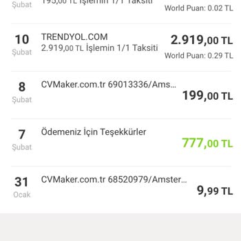 Tek Seferlik CV Hazırlama İşleminden Sonra Haksız Ücret Kesintisi