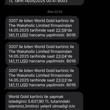Yapı Kredi Kartımdan İzinsiz Çekim Ve İlgisiz Müşteri Hizmetleri Mağduriyeti