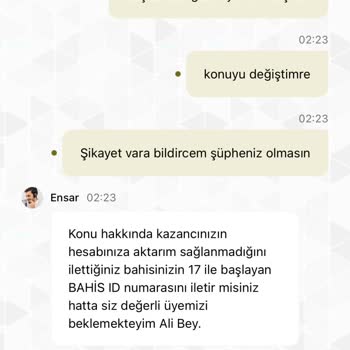 Kazançlarım Bakiyeme Yansıtılmadı, Canlı Destekten Yetersiz Destek Aldım