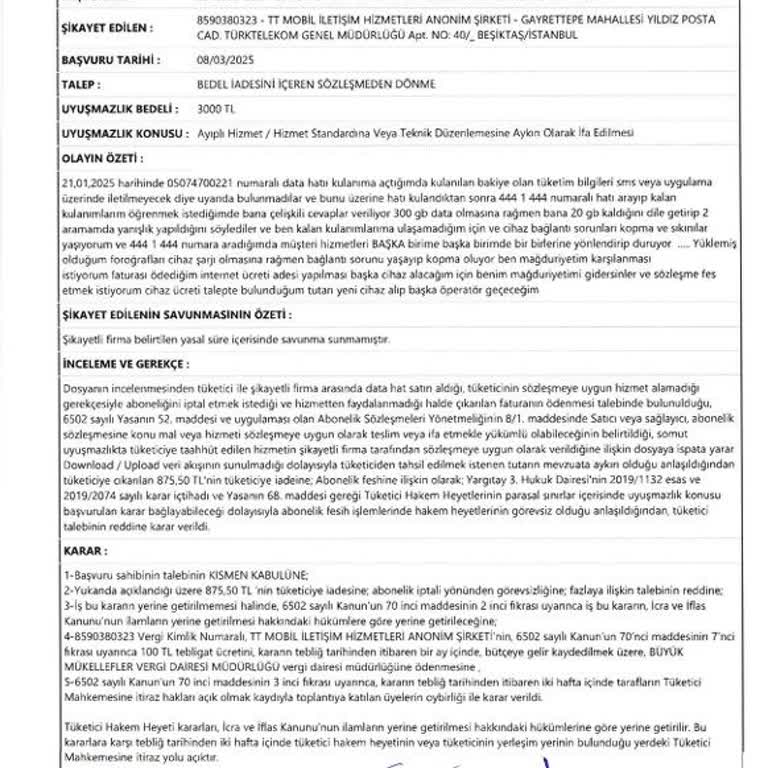 Türk Telekom'dan Satın Alınan Modemde Çekim Ve Bağlantı Sorunları, İade Sürecinde Oyalama