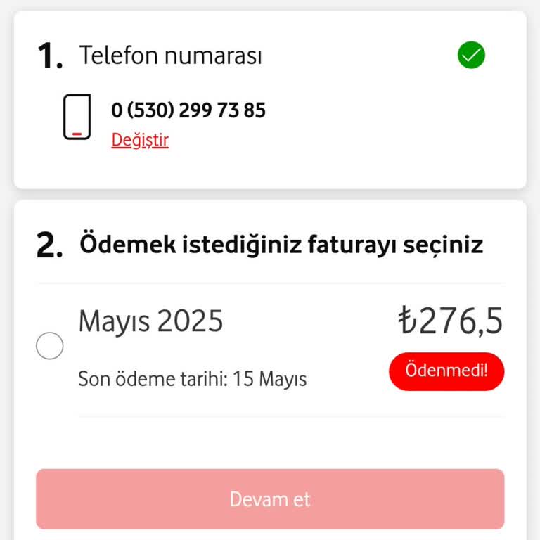 Taahhüt Bitmesine Rağmen Vodafone'dan Hala Fatura Geliyor