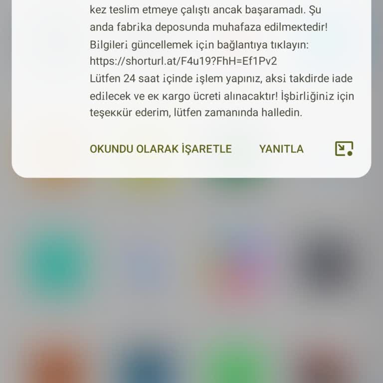 PTT Kargo Adına Gelen Sahte Mesajlar Hakkında Endişe