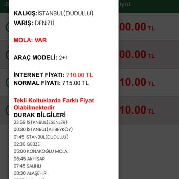 Obilet'te Yanlış Varış Saati Bilgisiyle Mağduriyet