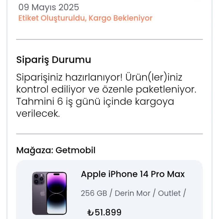 Sipariş İptali Yapılmıyor, Zamanım Boşa Harcandı