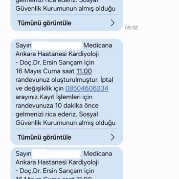 Randevu Saatinde Sürekli Değişiklik Ve Mağduriyet Yaşadım