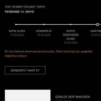 Zara Aynı Gün Teslimat Seçeneğiyle Siparişimi Getirmedi