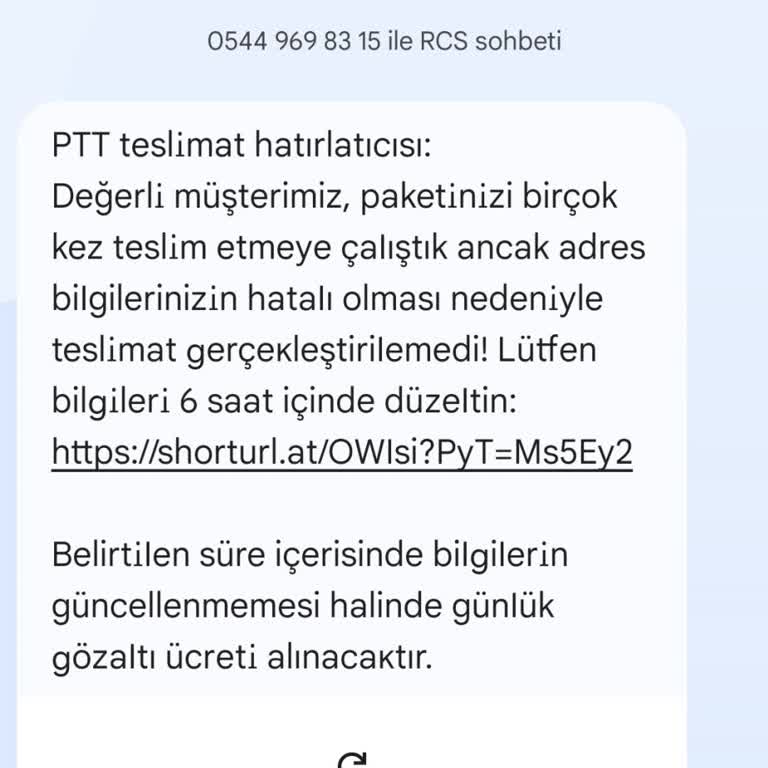 Kişisel Verilerimin İzinsiz Kullanımı Ve Tehdit İçeren Sahte Mesajlar Hakkında Şikayetim