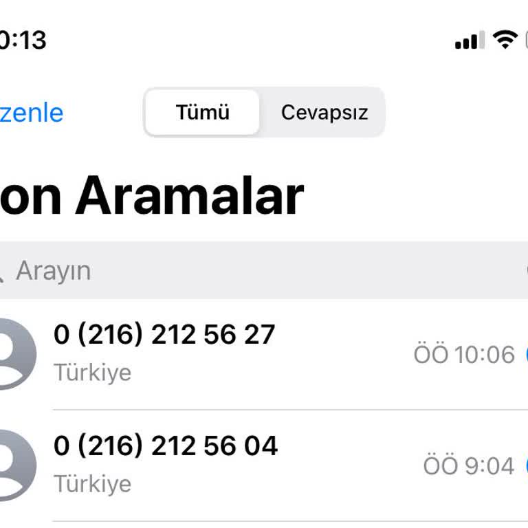 02162125604 Şüpheli Numaralardan Sessiz Arama Endişesi