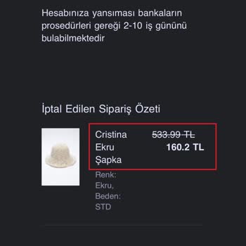 İndirimli Alınan Ürünün Stok Problemi Gerekçesiyle İptal Edilmesi Ve Fiyat Artışı