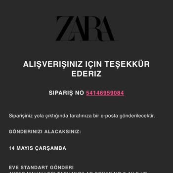 Zara Siparişim Sürekli Erteleniyor, Muhatap Bulamıyorum