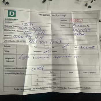 Bir Haftada Yırtılan Ayakkabı İçin Çözüm Sunulmuyor Müşteri Mağdur Ediliyor