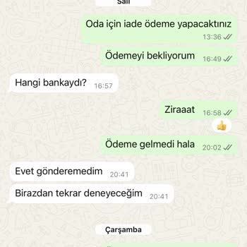 Rezervasyonum Yok Sayıldı, Param İade Edilmiyor