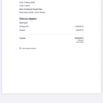 Rezervasyonum Yok Sayıldı, Param İade Edilmiyor