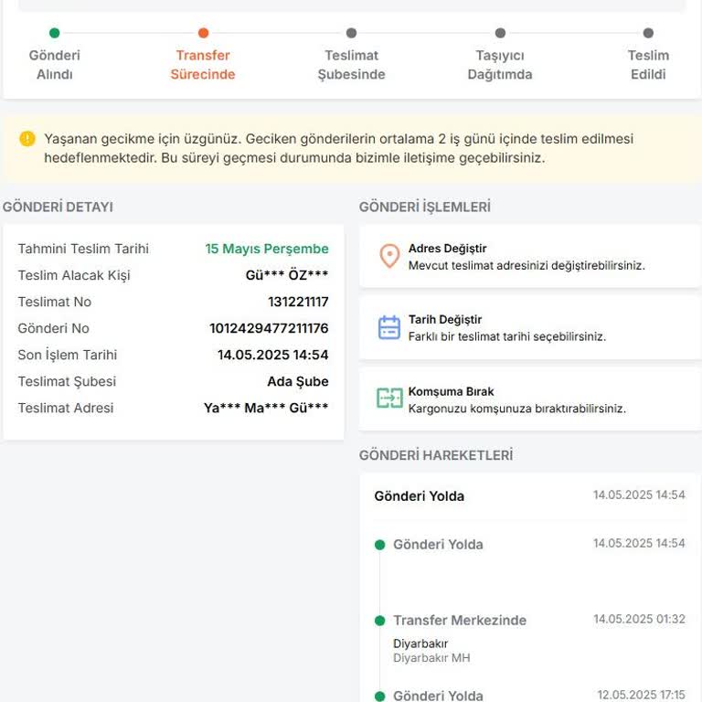Trendyol Express İle Sürekli Geciken Kargo Teslimatı
